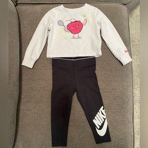 Toddler girl Nike sport outfit